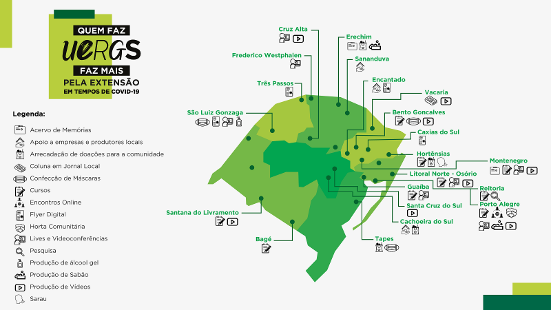 A&ccedil;&otilde;es est&atilde;o sendo desenvolvidas em diversas regi&otilde;es do estado. 